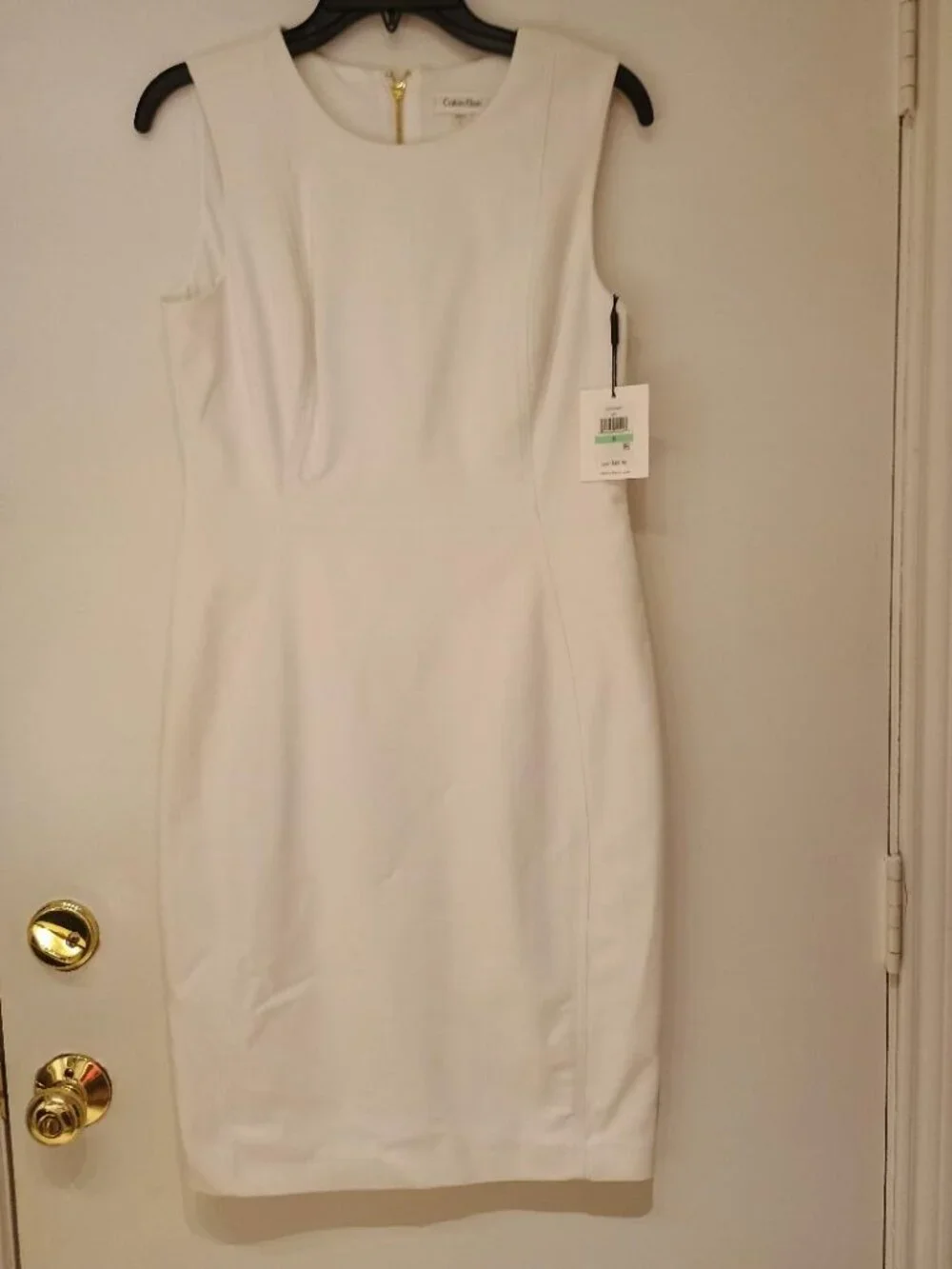 NEW Calvin Klein White Dress - Picture 1 of 4